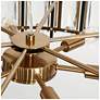 6_Sancoas 6-Light Black Gold Crystal Chandelier more views