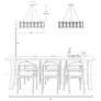 7_Sancoas 6-Light Black Gold Crystal Chandelier more views