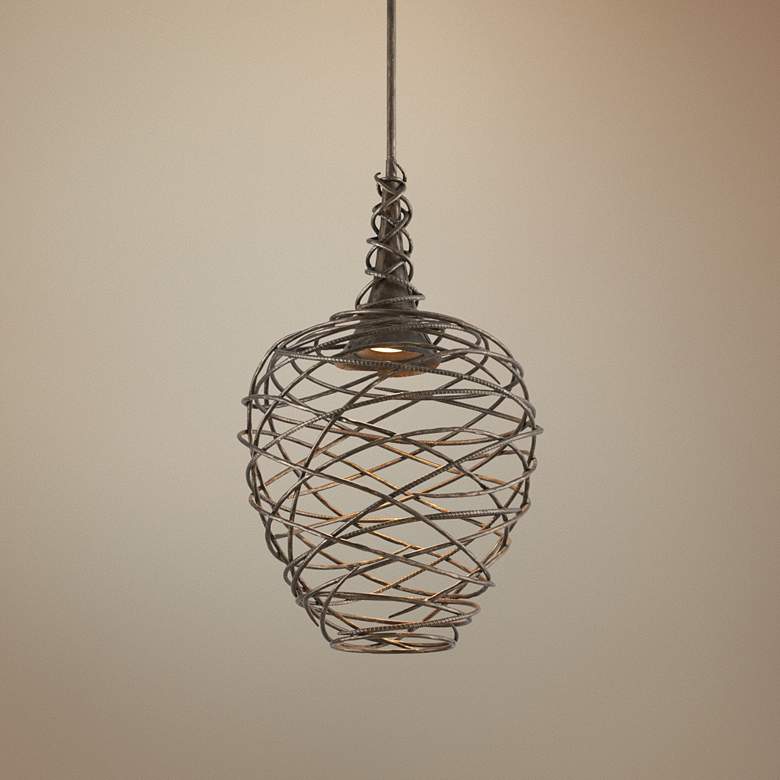 Image 1 Sanctuary 19 3/4 inch Wide Cottage Bronze LED Pendant Light