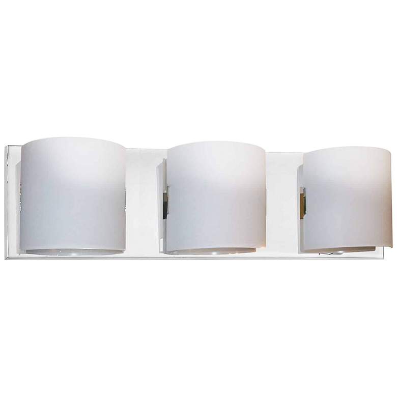 Image 1 Sanctuary 20 inch Wide Polished Chrome 3-Light Bath Light