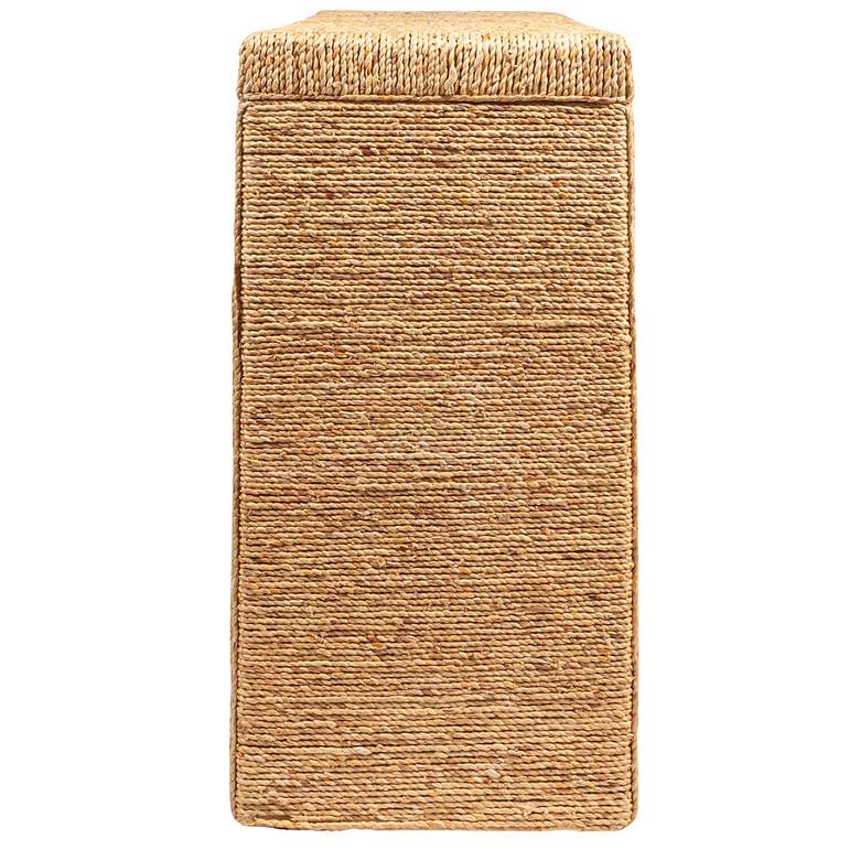 Image 5 Sanctuary 59 3/4" Wide Woven Water Hyacinth Console Table more views