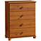 Sand Castle Collection Sunny Pine 4-Drawer Chest