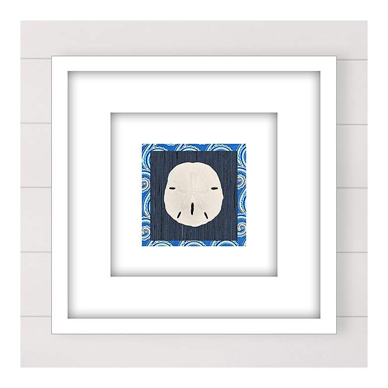 Image 1 Sand Dollar III 22" Square Framed Wall Art