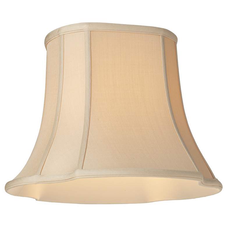 Image 2 Sand French Oval Shade 6.75/8.5x12.25/14x10.5 (Spider) more views