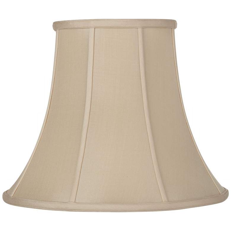 Image 1 Sand Silk Bell Lamp Shade 6.5x12x9.25 (Spider)