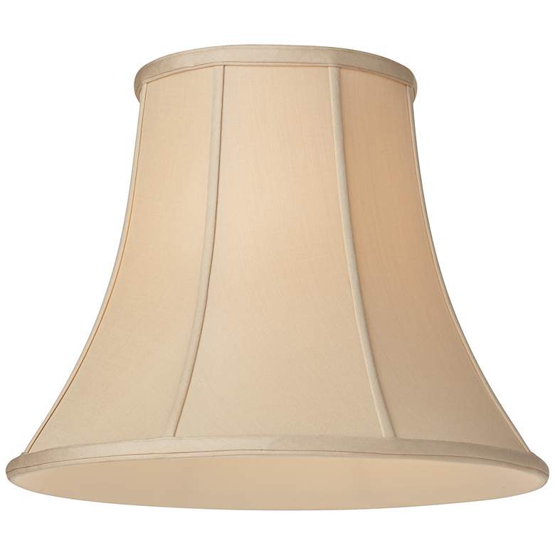 Image 2 Sand Silk Bell Lamp Shade 6.5x12x9.25 (Spider) more views