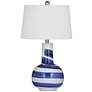 Sandals 24" Contemporary Styled Blue Table Lamp