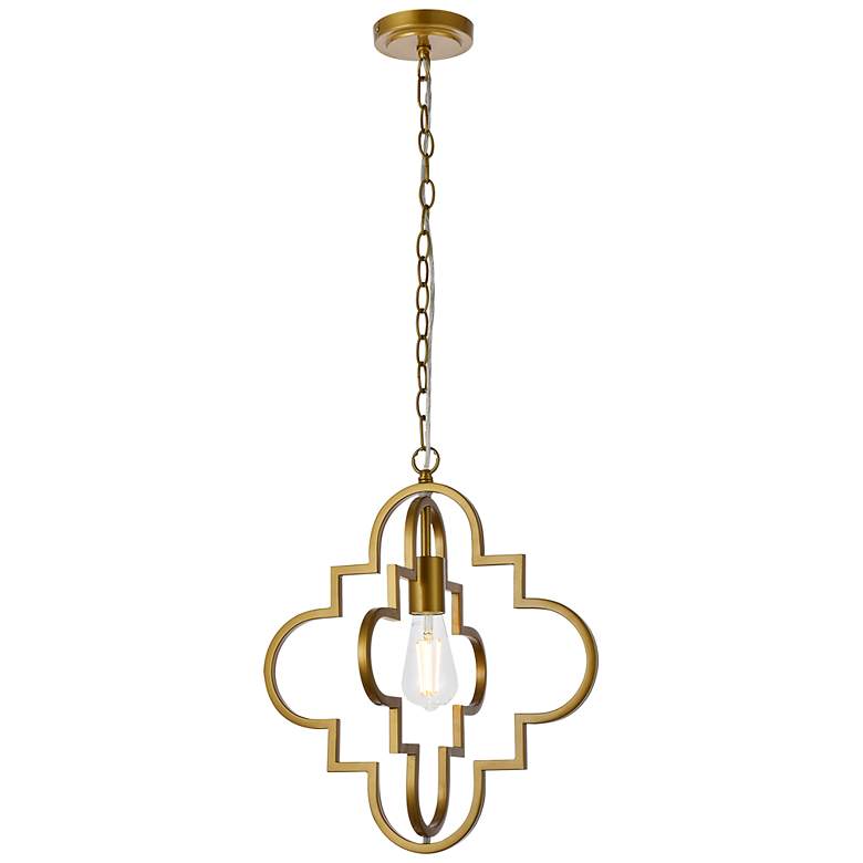 Image 1 Sandara 1 Lt Pendant In Brass