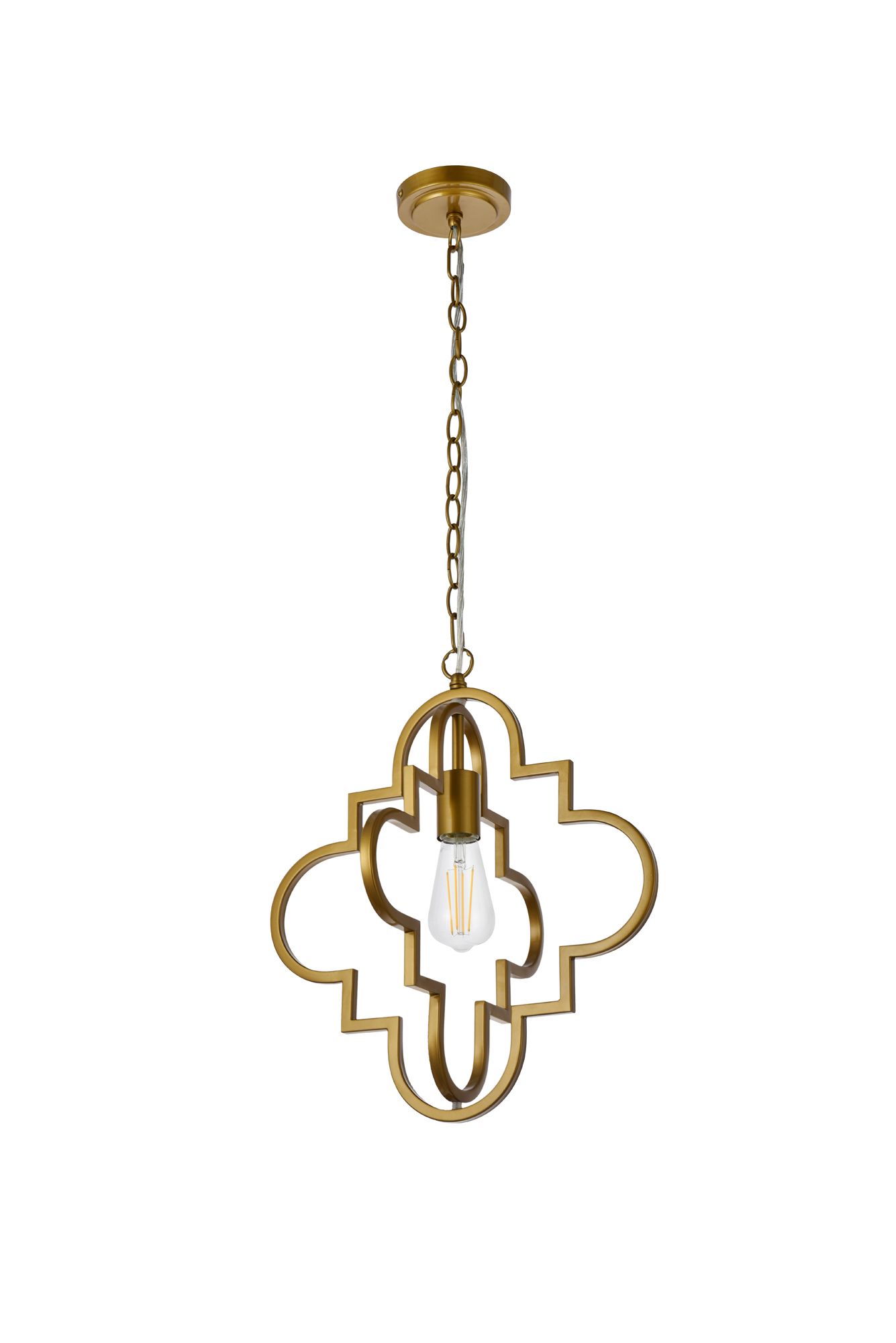 Sandara 1 Lt Pendant In Brass