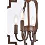 6_Sandara 16" Wide Weathered Oak 4-Light Pendant more views