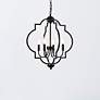 2_Sandara 20 1/2" Wide Black 4-Light Pendant