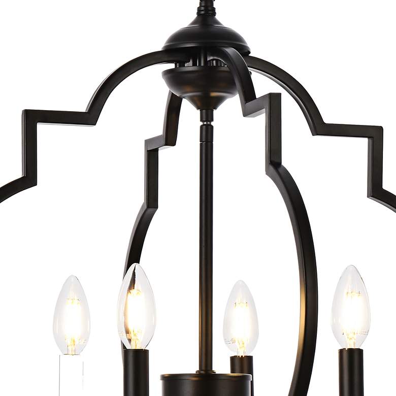 Image 3 Sandara 20 1/2" Wide Black 4-Light Pendant more views