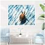 4_Sandbar Sea Turtle 50"W x 38"H Coastal Framed Art more views