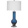 Sandee 30" Contemporary Styled Blue Table Lamp