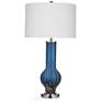 1_Sandee Blue Glass Table Lamp