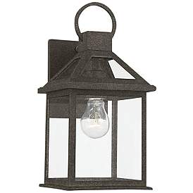 Image1 of Sanders 13 1/2" High French Iron Outdoor Wall Light