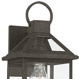 Image2 of Sanders 13 1/2" High French Iron Outdoor Wall Light more views