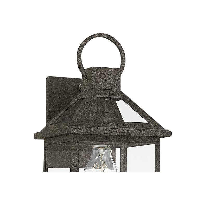 Image 2 Sanders 13 1/2 inch High French Iron Outdoor Wall Light more views