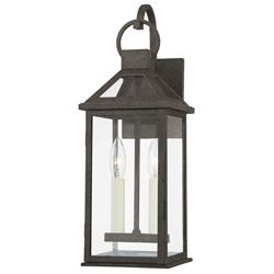 Sanders 18 3/4&quot; High French Iron Outdoor Wall Light