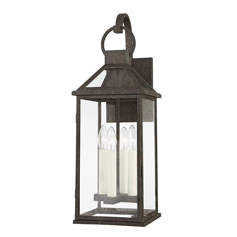 Image 1 Sanders 24" High French Iron Outdoor Wall Light