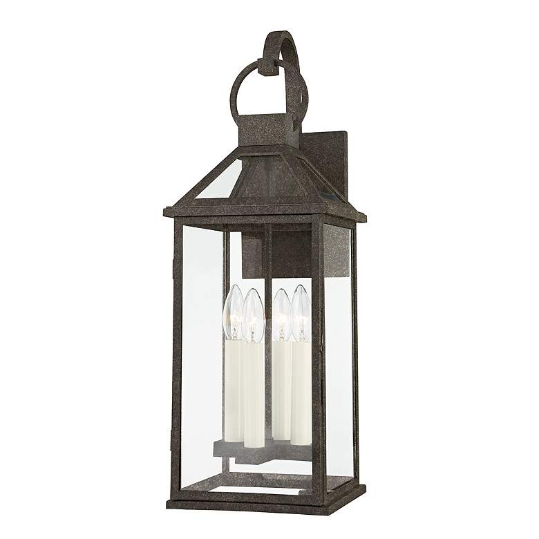 Image 2 Sanders 24" High French Iron Outdoor Wall Light more views