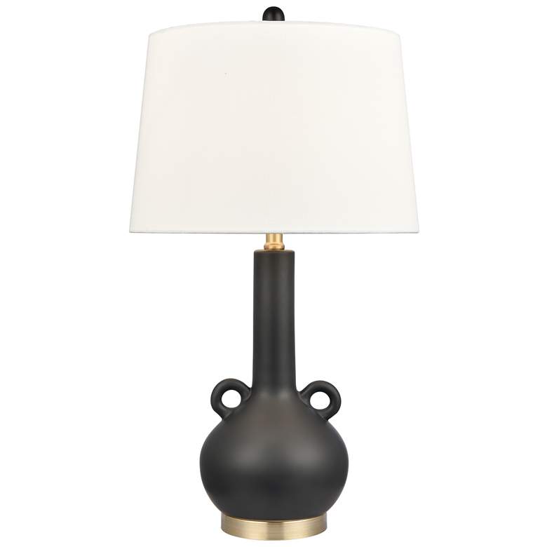 Image 1 Sanderson 27 inch High 1-Light Table Lamp - Matte Black