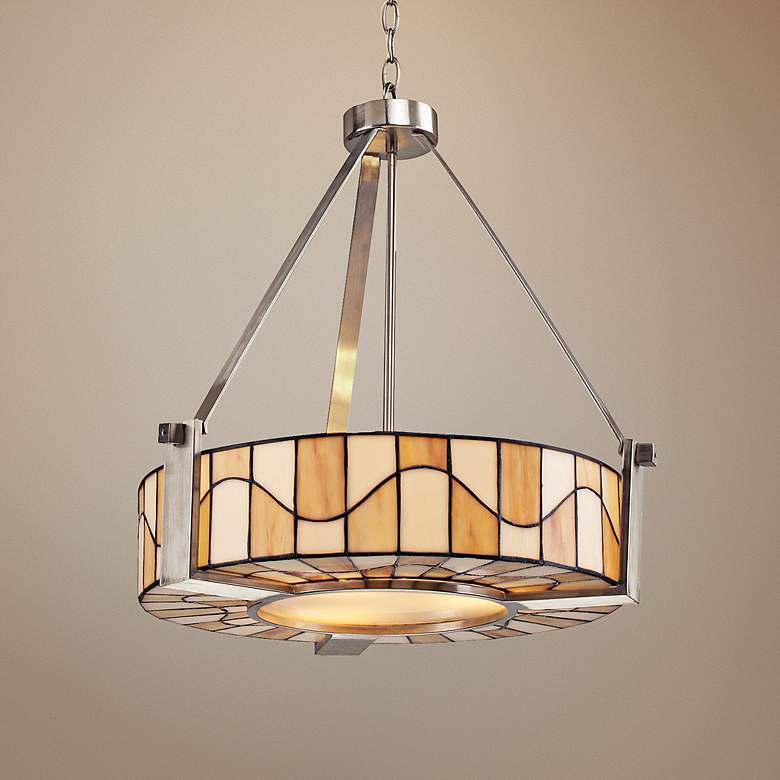 Image 1 Sandfield Collection 20 inch Wide Dale Tiffany Pendant Light