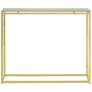 Sandor 35 3/4" Wide Brushed Gold Console Table