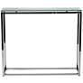 Sandor 36" Wide Clear Glass Modern Console Table