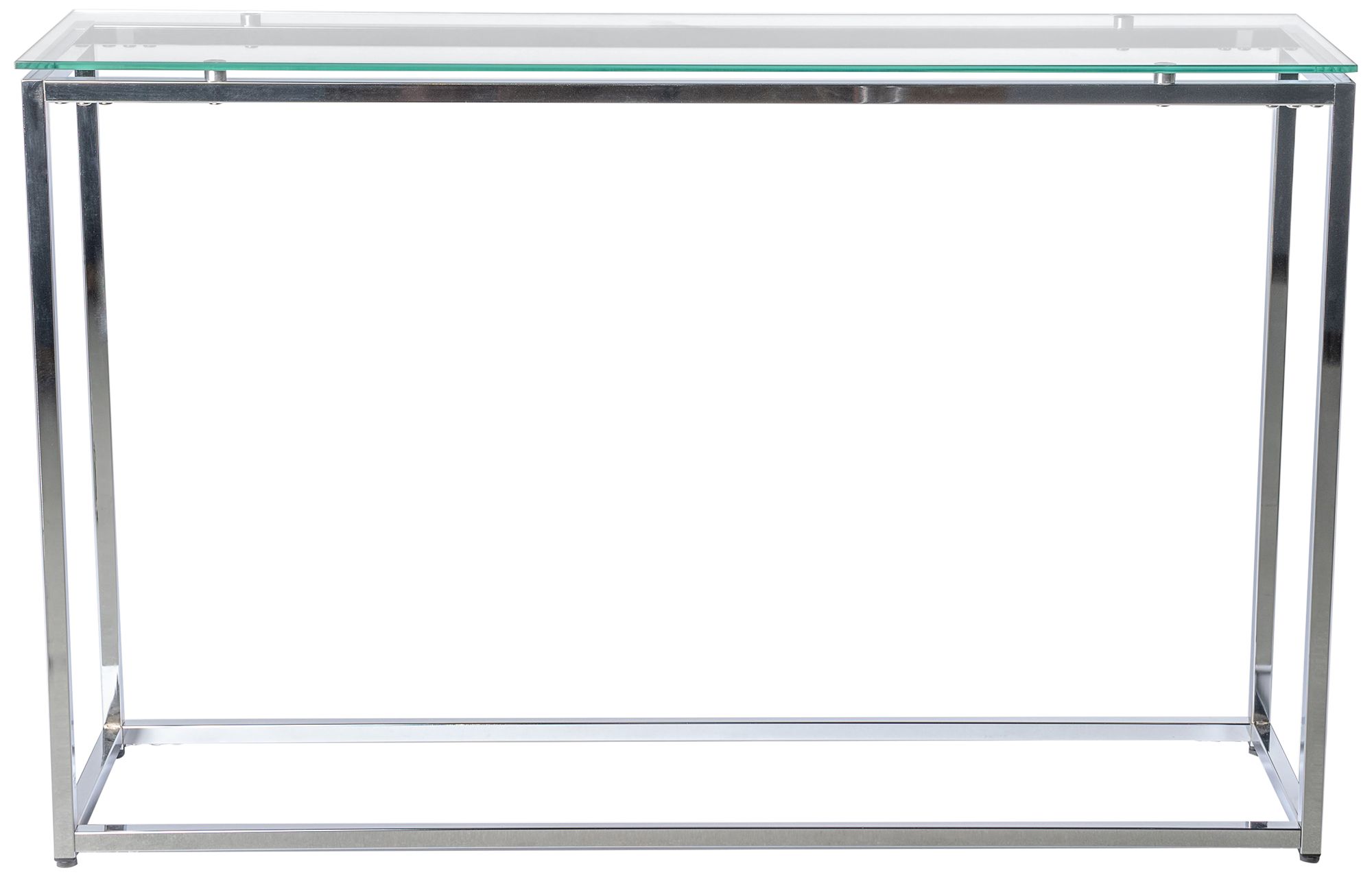 Image Sandor 47 1/4" Wide Chromed Steel Console Table