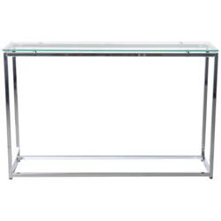 Sandor 47 1/4&quot; Wide Chromed Steel Console Table