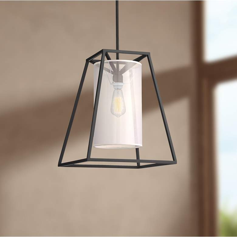 Image 1 Sandoval 14 3/4" Wide Bronze Pendant Light