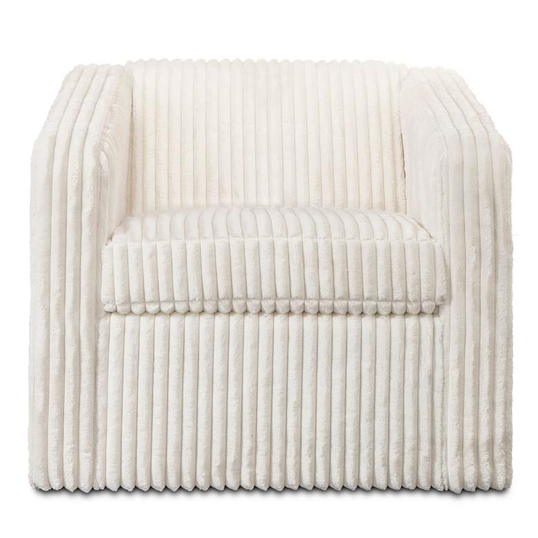 Image 2 Sandoval Mega Ivory Swivel Chair - Hardwood Frame more views
