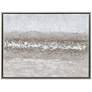 Sandpath 40" Wide Textured Metallic Framed Canvas Wall Art in scene