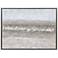 Sandpath 40" Wide Textured Metallic Framed Canvas Wall Art