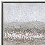 Sandpath 40" Wide Textured Metallic Framed Canvas Wall Art in scene