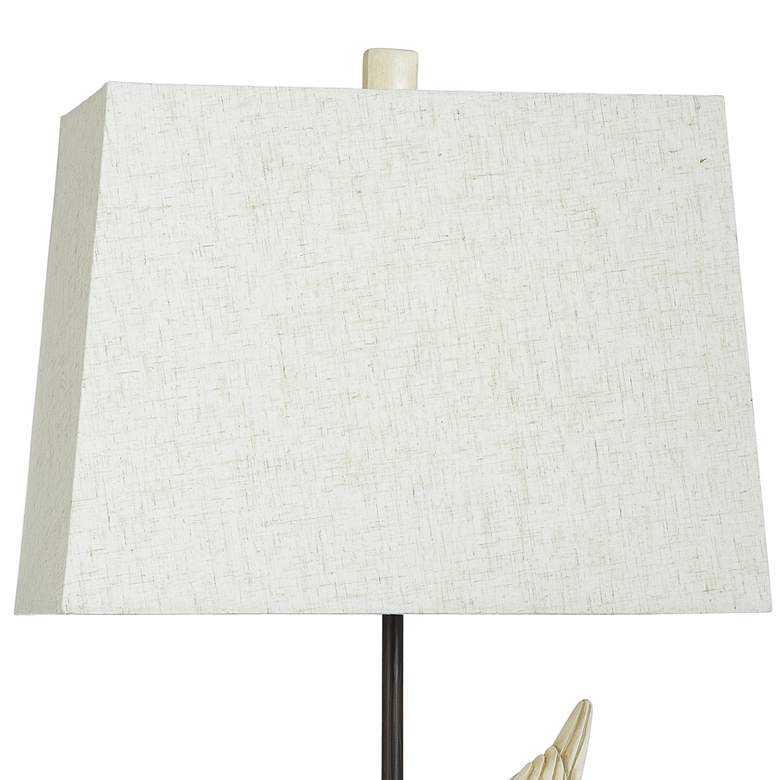 Image 4 Sandpiper Table Lamp with White Hardback Fabric Shade more views