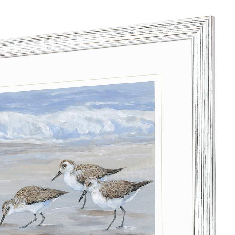Image 3 Sandpipers 30" Wide 2-Piece Giclee Framed Wall Art Set more views