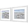 Sandpipers 30" Wide 2-Piece Giclee Framed Wall Art Set