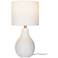 Sandrift 18.75" High White Ceramic Table Lamp