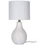 2_Sandrift 18.75" High White Ceramic Table Lamp more views