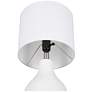 3_Sandrift 18.75" High White Ceramic Table Lamp more views