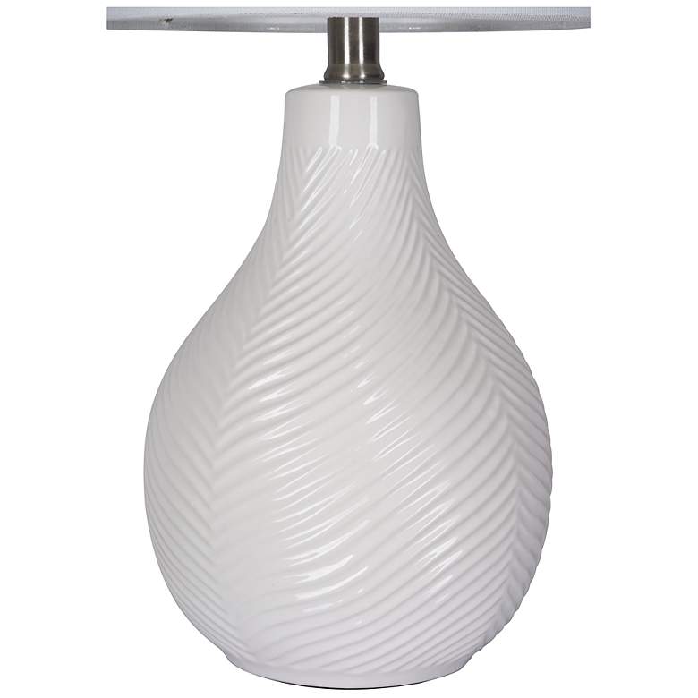 Image 6 Sandrift 18.75" High White Ceramic Table Lamp more views