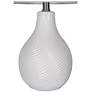 6_Sandrift 18.75" High White Ceramic Table Lamp more views