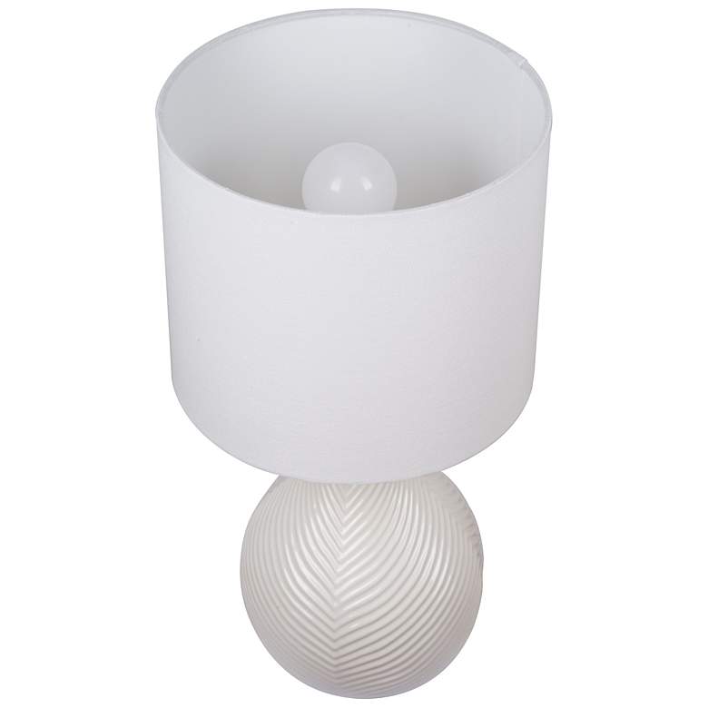 Image 7 Sandrift 18.75" High White Ceramic Table Lamp more views