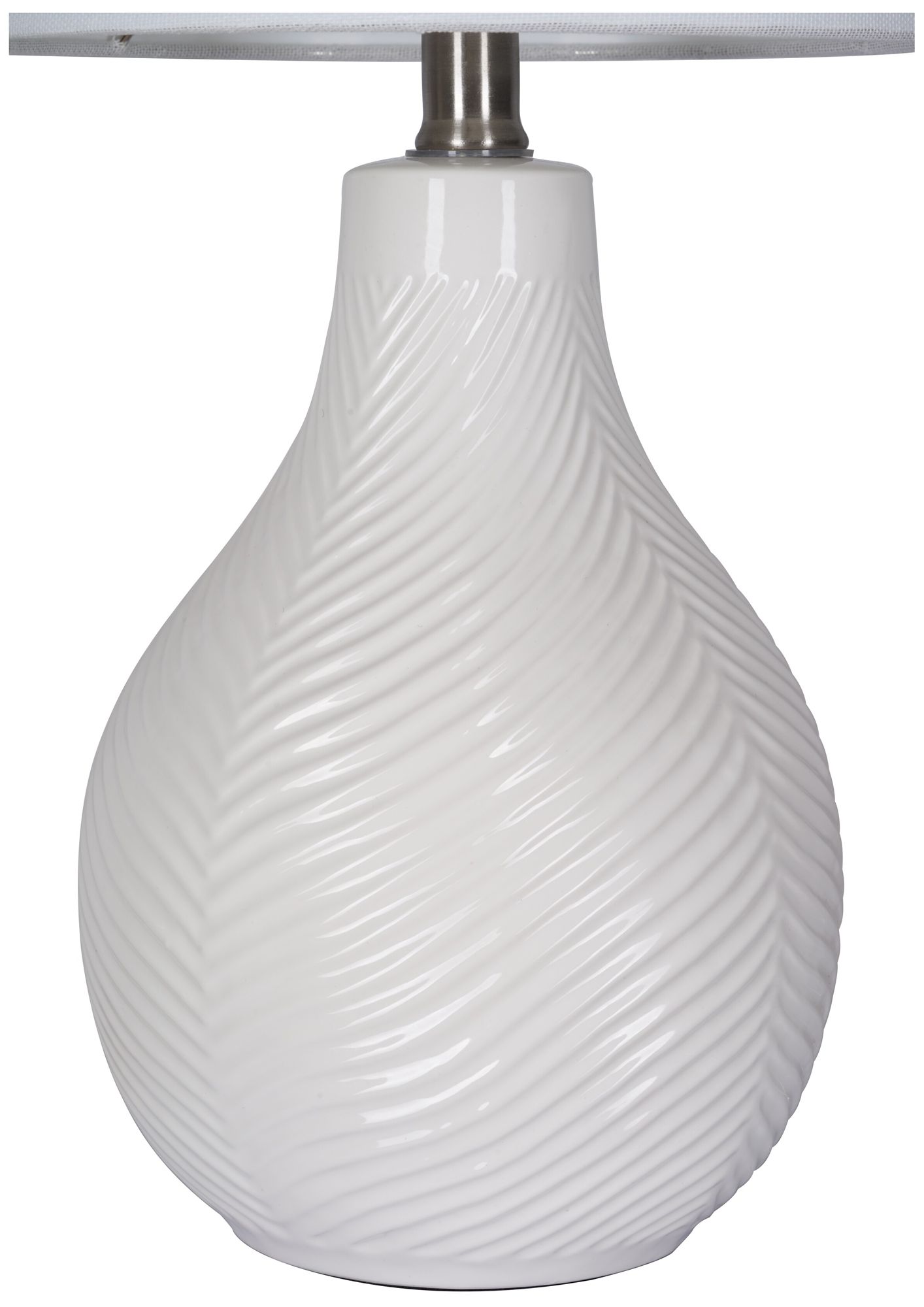 Image 6 Sandrift 18.75" High White Ceramic Table Lamp more views