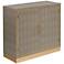 Sands Point 35 1/2" Wide Gray Shagreen 2-Door Accent Cabinet