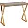 Sands Point 39" Wide Gray and Gold Console Table