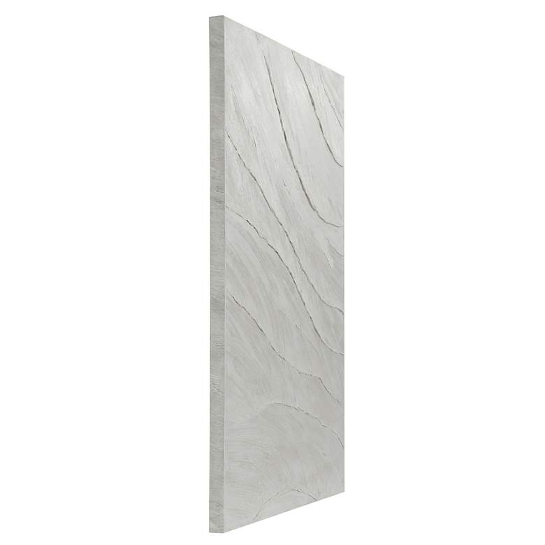 Image 3 Sandstorm I 31.5" x 47.2" Textured Off-White Hand Painted Canvas more views