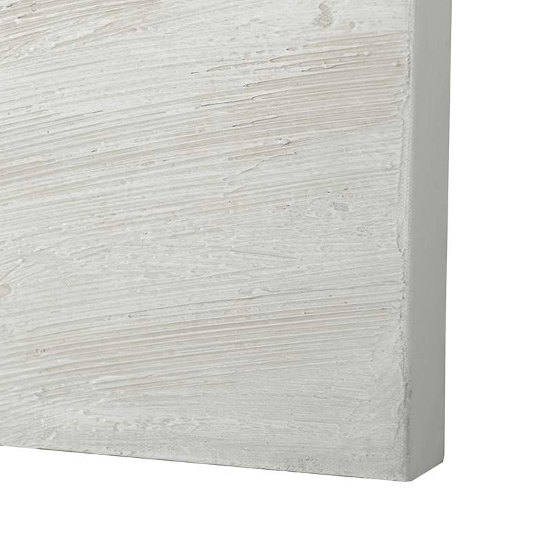 Image 6 Sandstorm I 31.5" x 47.2" Textured Off-White Hand Painted Canvas more views